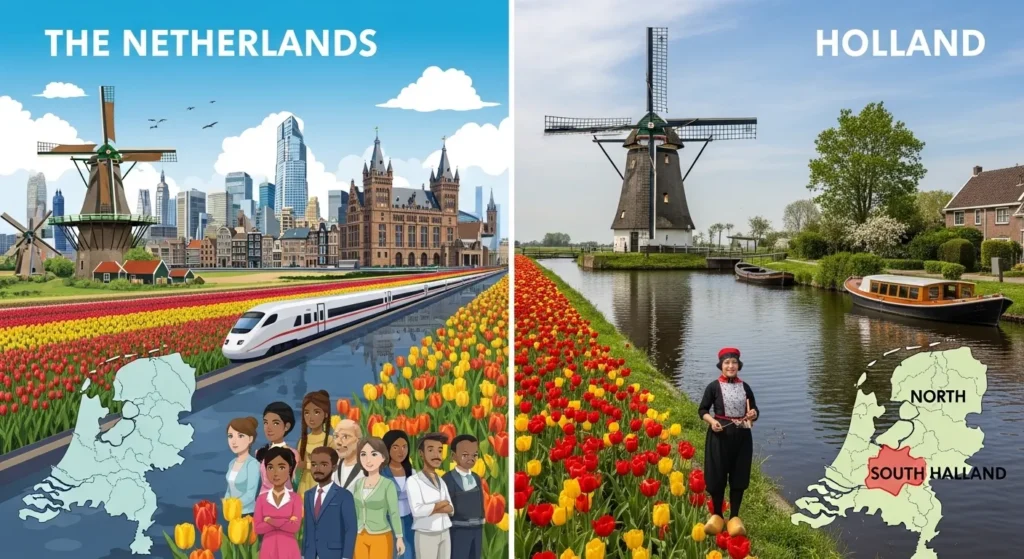 Difference Between Netherlands and Holland