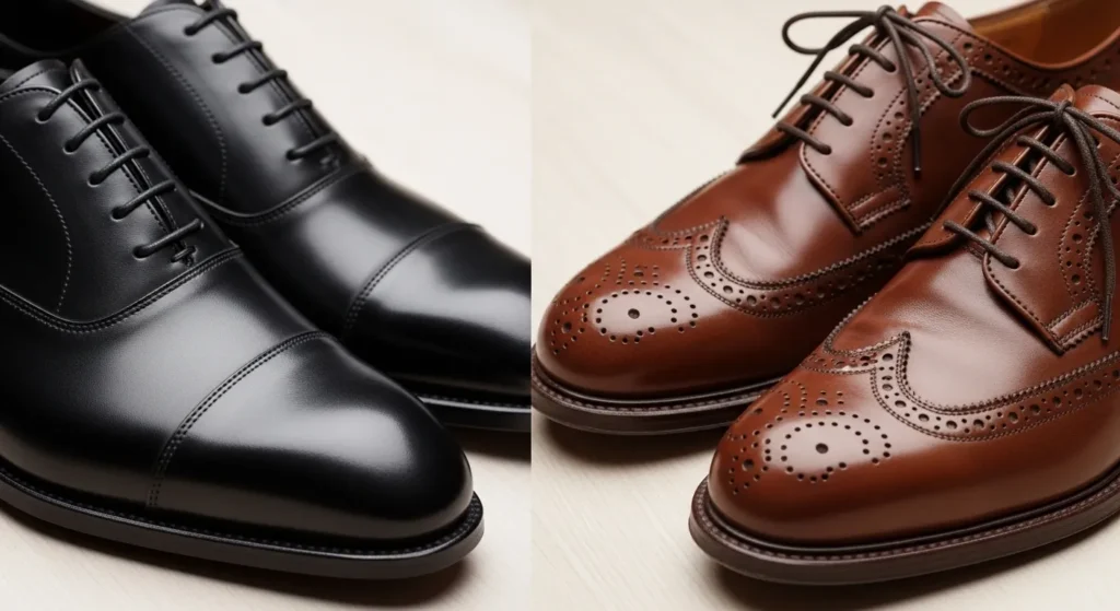 Difference Between Oxfords and Brogues