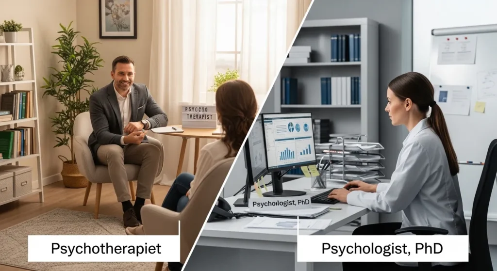 Difference Between Psychotherapist and Psychologist