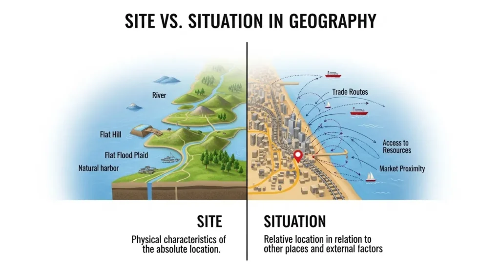 Difference Between Site and Situation
