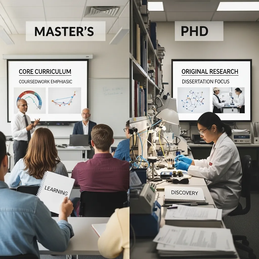 Difference Between PhD and Masters