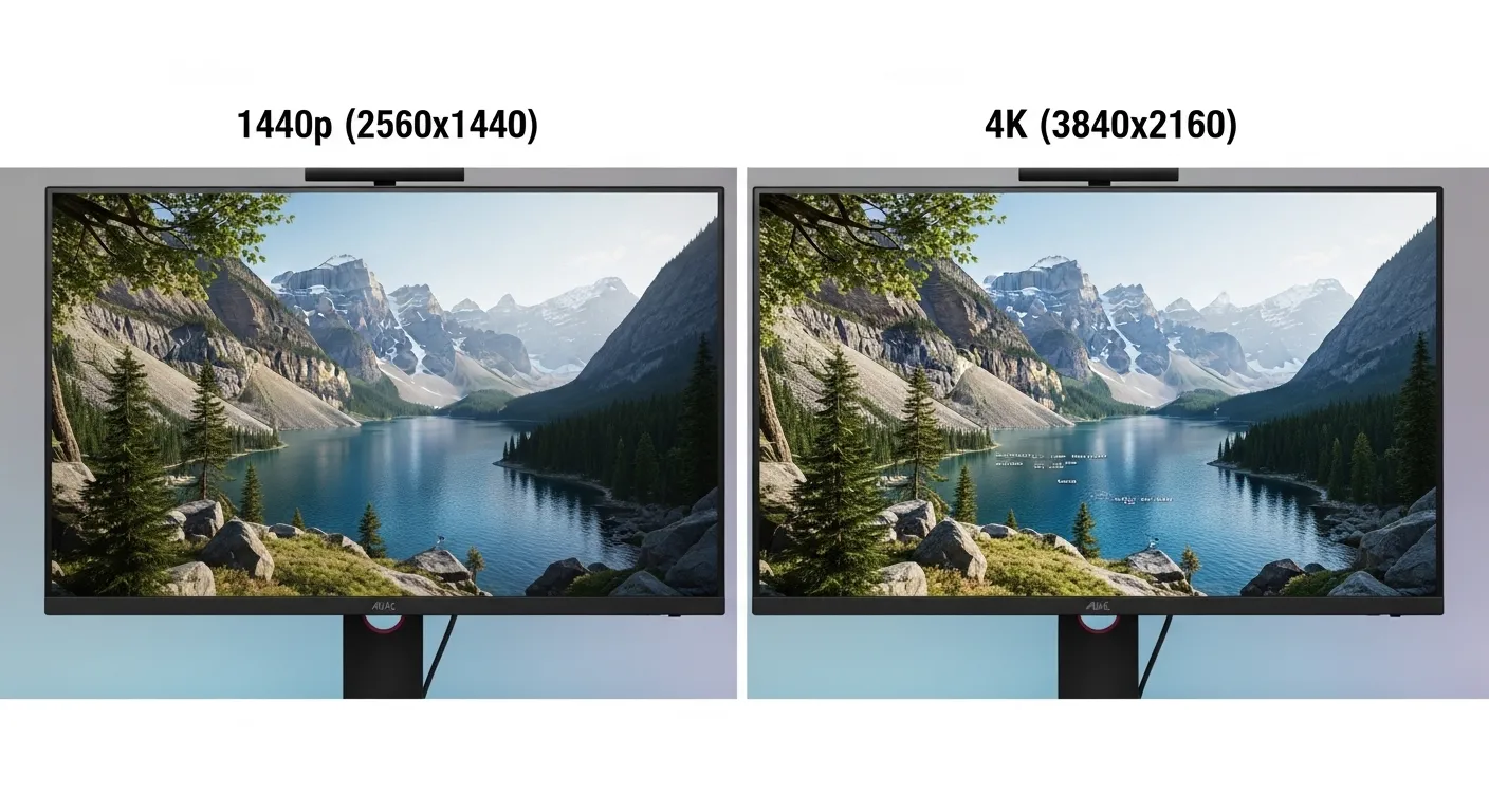 difference between 1440p and 4k
