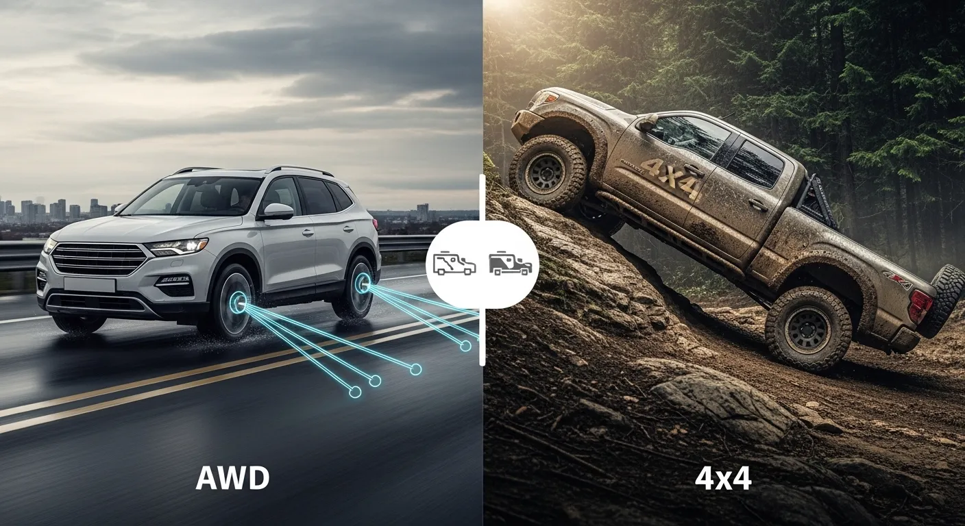 difference between awd and 4x4