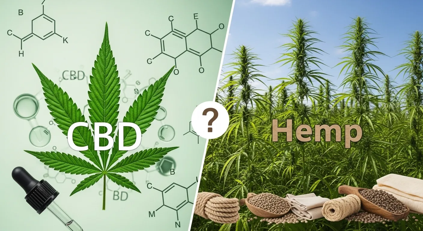 difference between cbd and hemp