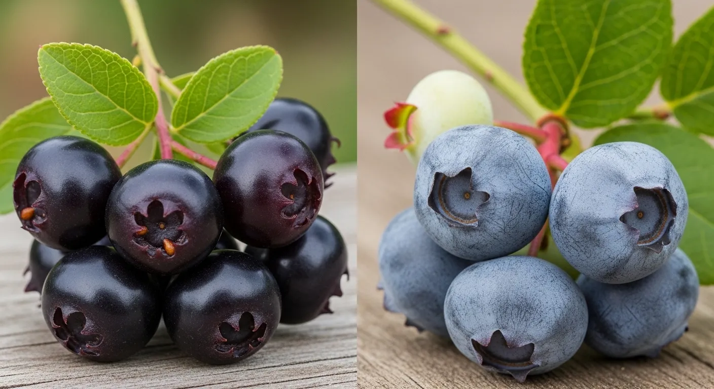 difference between huckleberry and blueberry