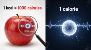 difference between kcal and calories