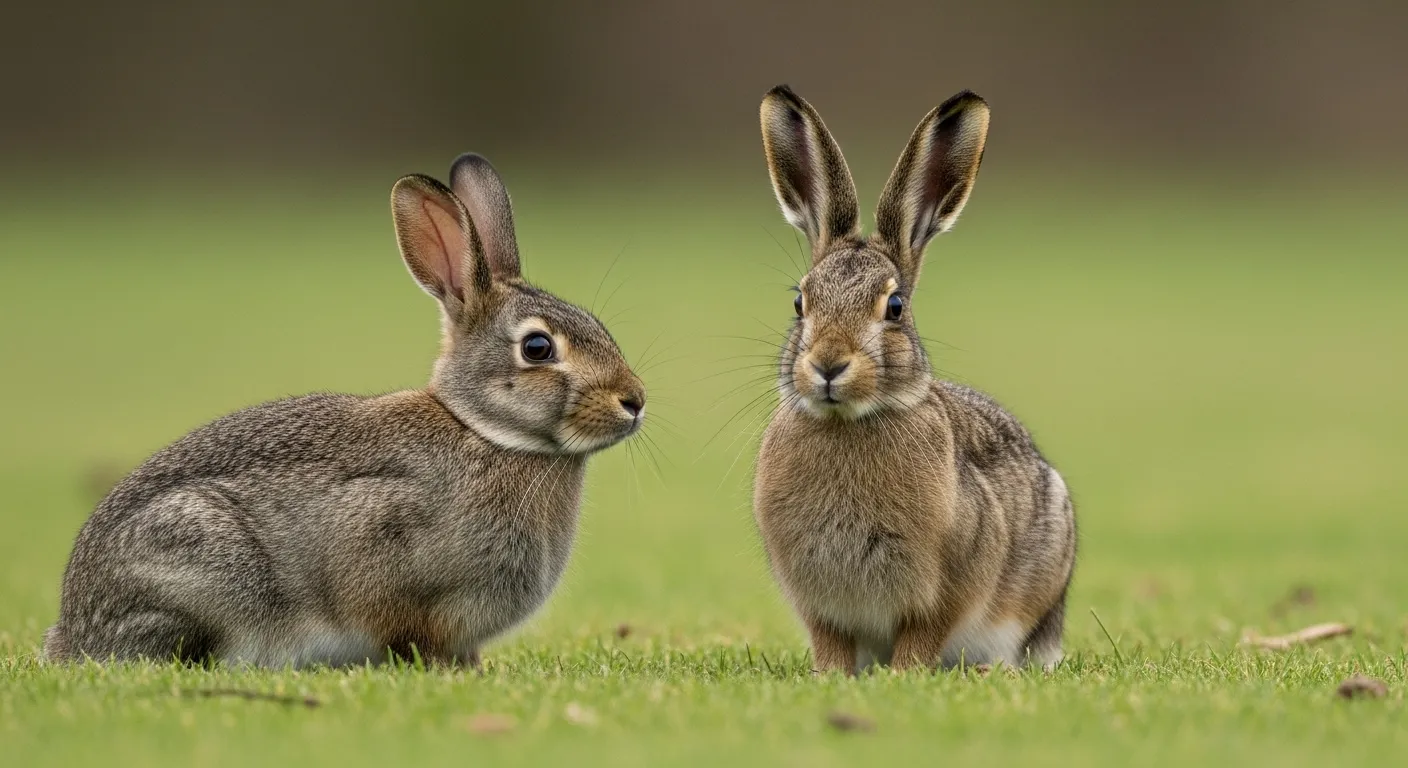 difference between rabbits and hares