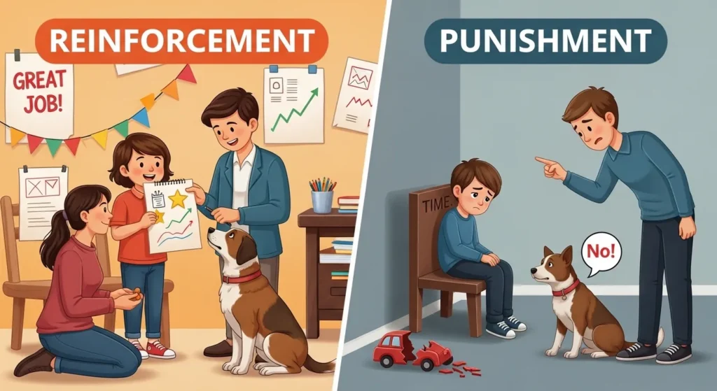 Difference Between Reinforcement and Punishment