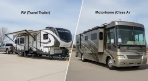difference between rv and motorhome
