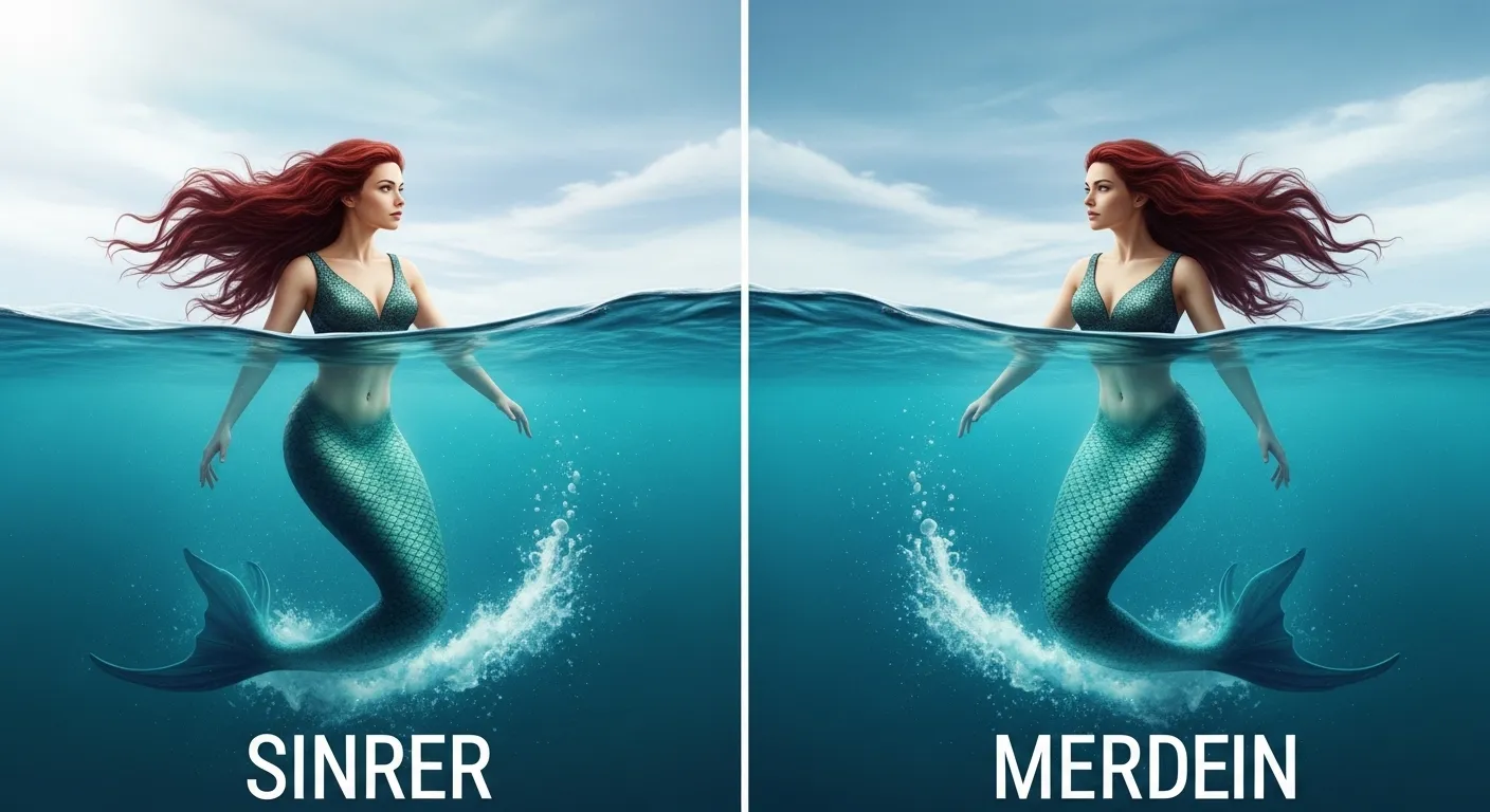 difference between sirens and mermaids