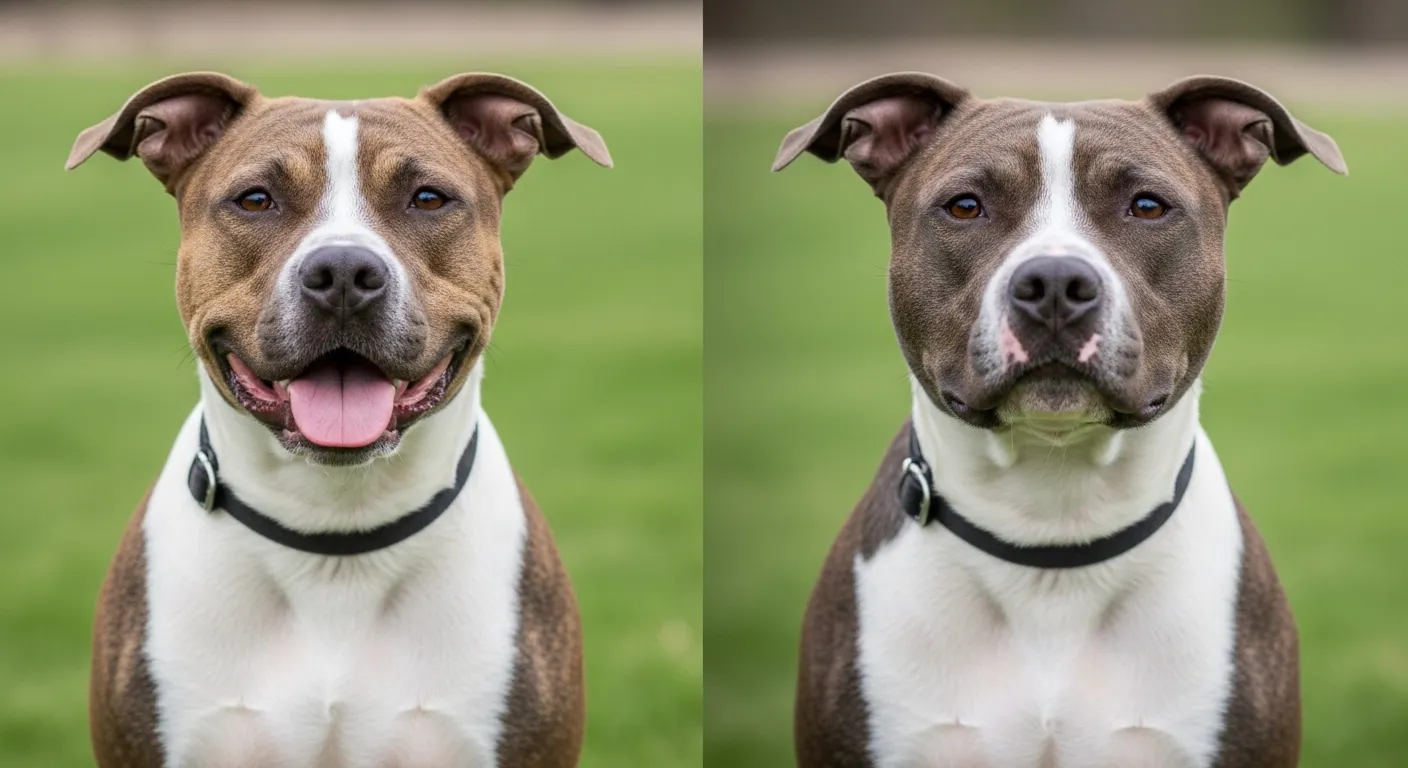 difference between staffy and pitbull