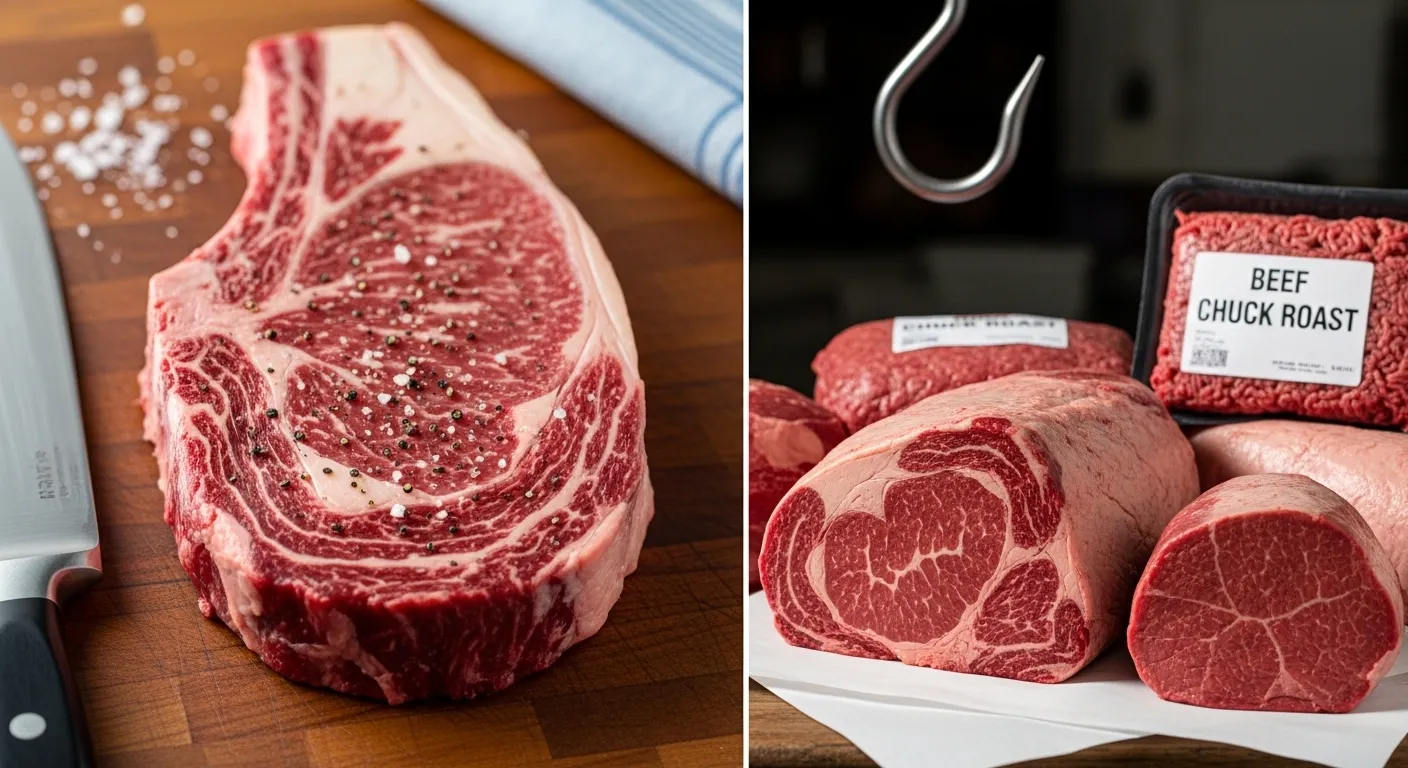 difference between steak and beef